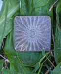 Brass Square Worry Stone