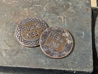 Copper Decision Coin
