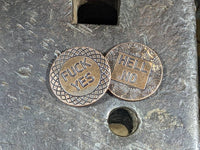 Copper Decision Coin
