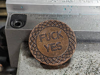 Copper Decision Coin